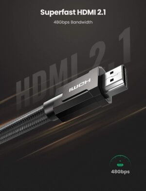 UGREEN 8K HDMI 2.1 Male to Male Round Cable with Braided HD135 - Ảnh 8