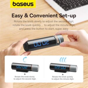 Đồng Hồ Báo Thức Hẹn Giờ Đếm Ngược Màn Hình Kỹ Thuật Số Baseus Heyo Series Magnetic Countdown Timer - Ảnh 13