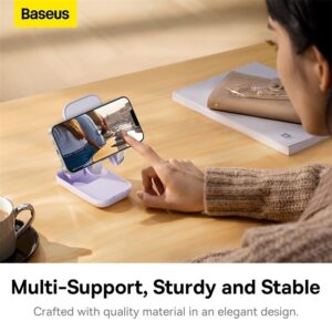 Giá Đỡ Điện Thoại Baseus Seashell Series Folding Phone Stand Cluster Có Thể Gập Lại Dùng Cho Điện thoại - Ảnh 11