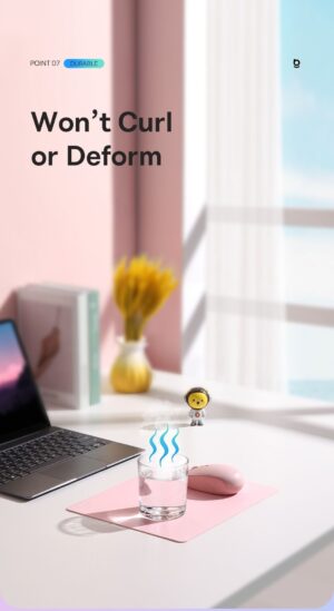 Lót Chuột Baseus Mouse Pad Chất Liệu Da PU Siêu Mịn - Ảnh 13