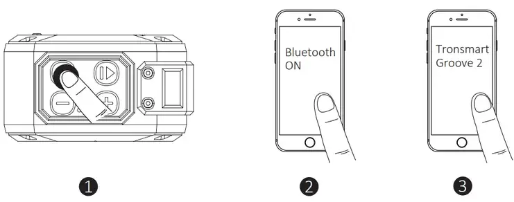 Loa ngoài trời di động Tronsmart Groove 2 - Bật 3